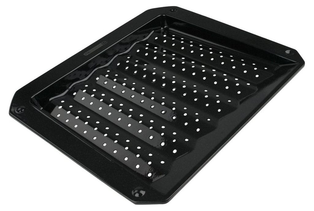 Plaque ondulée et perforée pour four et barbecue en tôle 38 Image du produit 