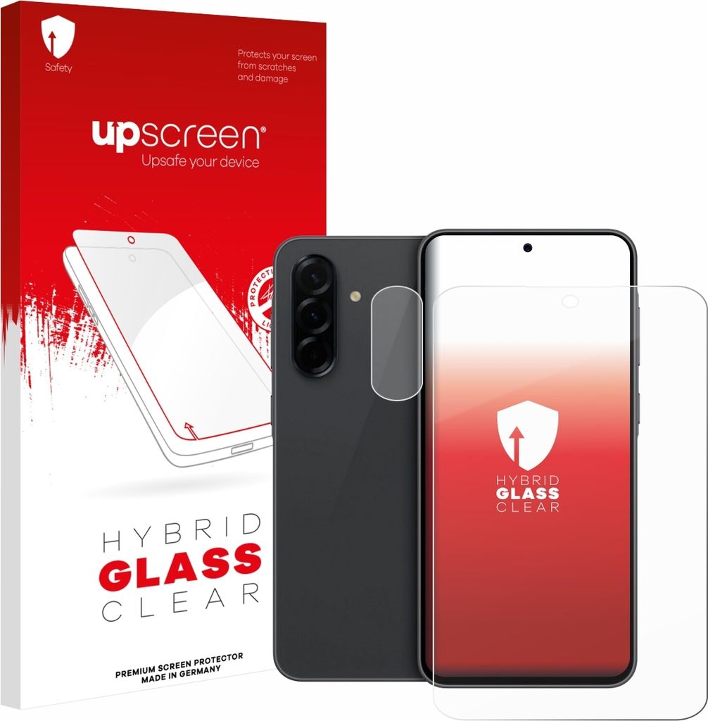 upscreen Schutzglas für Samsung Galaxy A36 5G Enterprise Edition (Display+Kamera) Schutzfolie Panzer Folie Glas Display Schutz klar