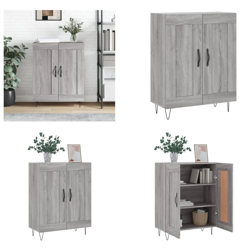 Mobile Buffet Moderno Grigio Sonoma 69,5x34x90 cm | vidaXL Arredo Casa