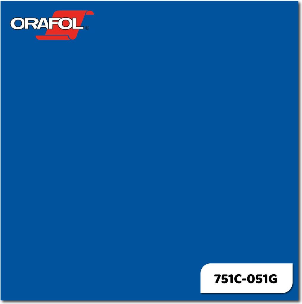 ORAFOL ORACAL 751C Meterware - 051 GENTIAN-BLUE in 126 x 100cm