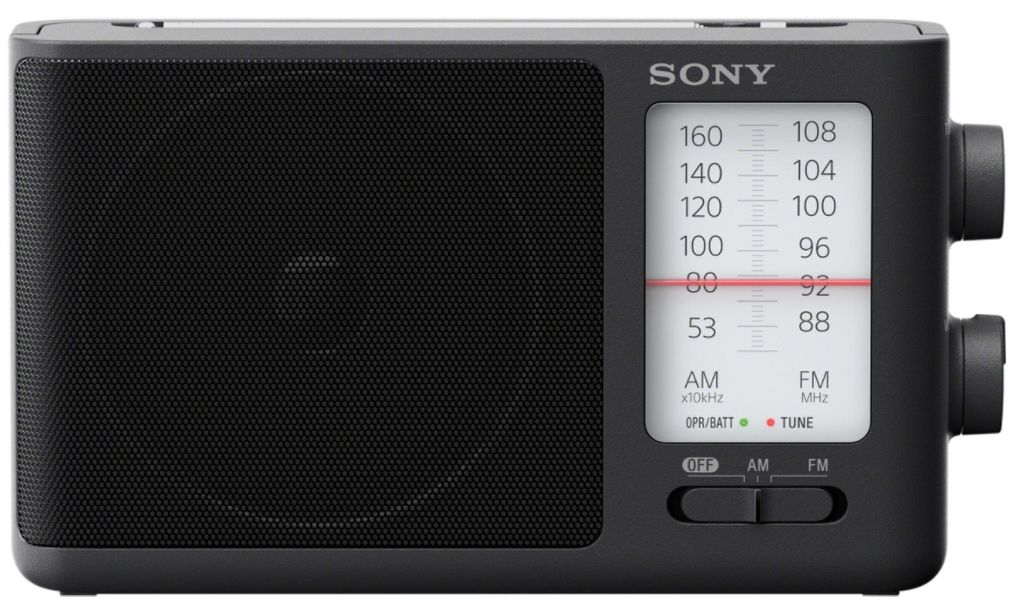 Sony ICF506 Radio portable Noir Image du produit 