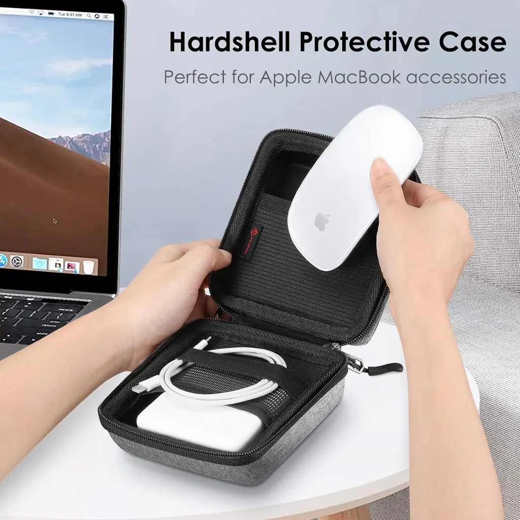 Sacoche de Voyage pour Chargeur MacBook et Hub USB-C - Format Compact - 2
