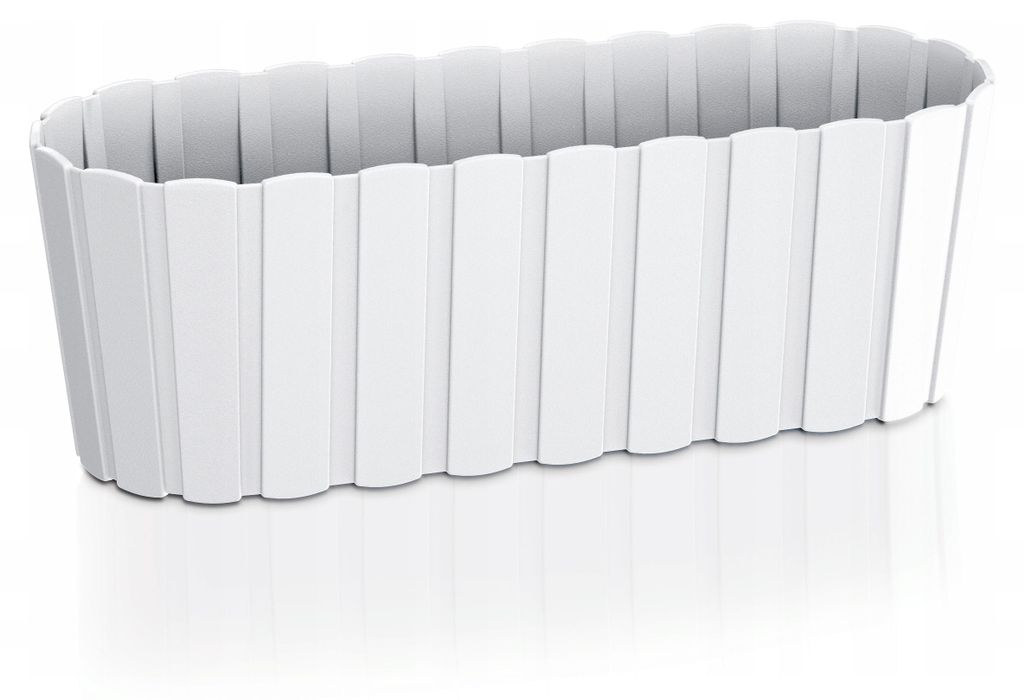 Boardee Case DDEC400 länglicher Blumentopf | Weiß Produktbild 