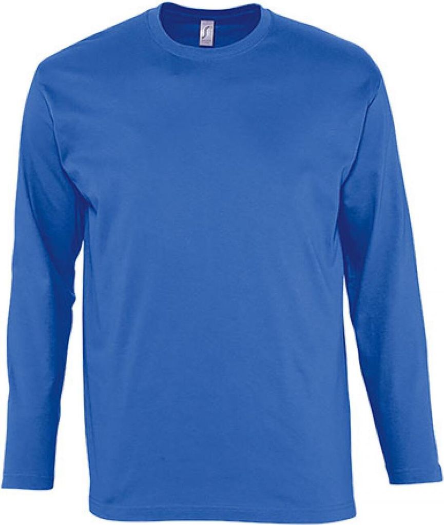 SOLs 11420 | Langarm Monarch Herren T-Shirt - Farbe: Royal Blue - Größe: M