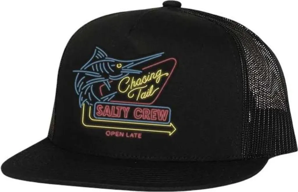 Salty Crew Good Times Casquette Trucker Noire ajustable pour Homme et Femme