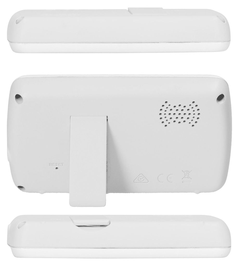 Alecto Babyphone mit Kamera und 2,4"-Farbbildschirm Weiß