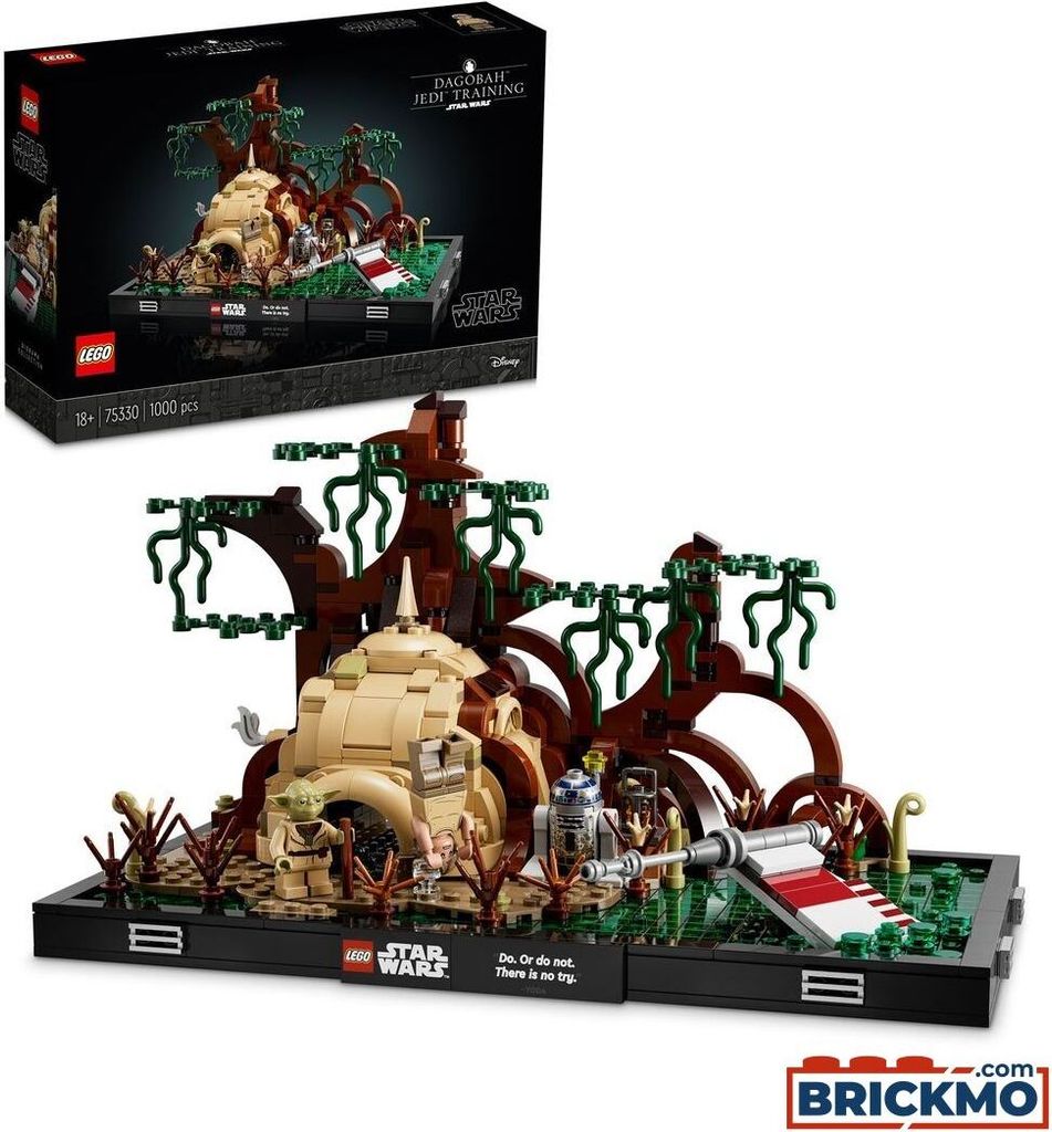 LEGO Star Wars Diorama Addestramento Jedi su Dagobah 75330 Immagine del prodotto 