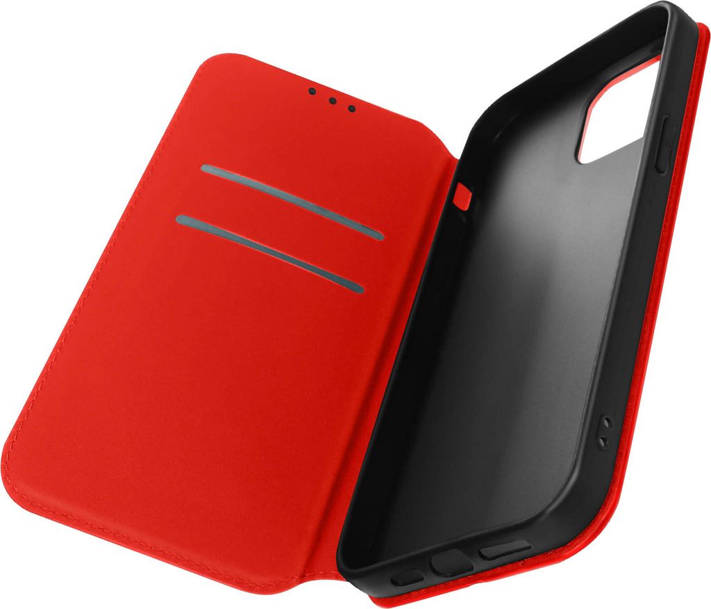 Kunstleder Cover Classic Edition für Apple iPhone 14 – Rot