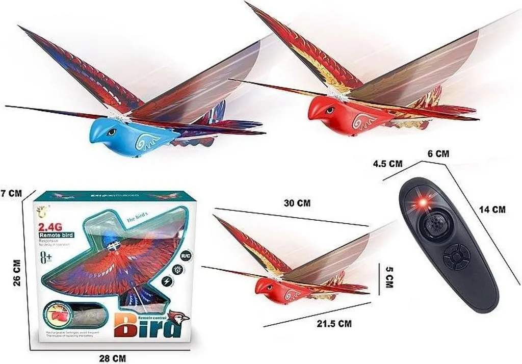 Drone Oiseau Anti-Choc R/C MIX - Le Drone Incassable pour Jeunes Pilotes
