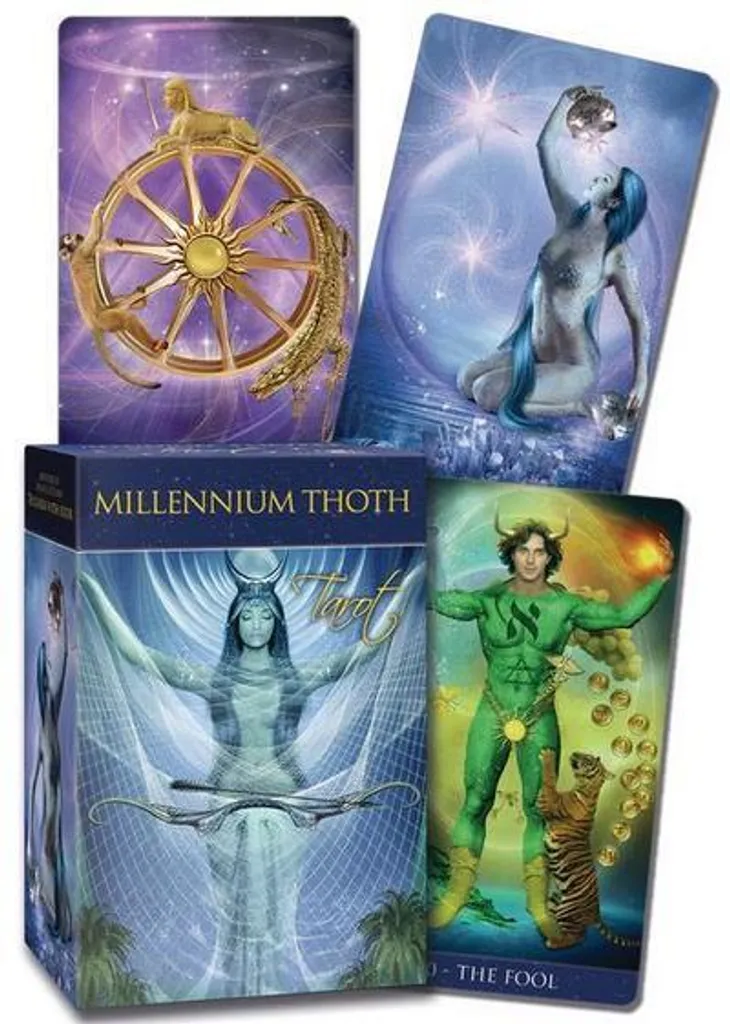 Tarot du Millénaire Thoth aux Graphismes Précis et Symbolisme Sacré