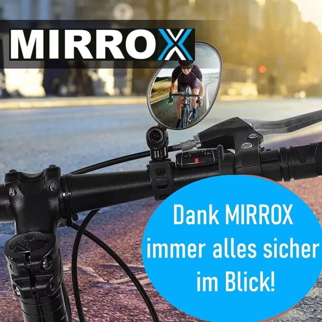 Rowerowe lusterko wsteczne MIRROX Lusterko na kierownicę Zdjęcie produktu 2