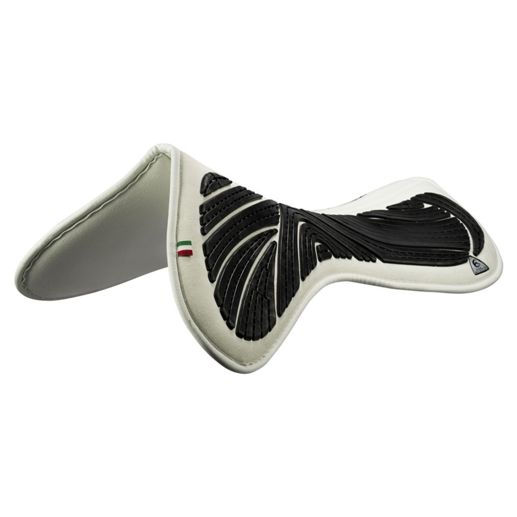Acavallo Close Contact Gel Memory Foam Half Pad, Farbe:White, Größe:2