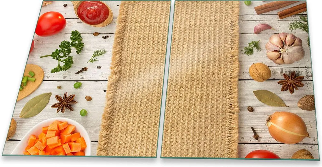 Piastra Copertura Vetroceramica 2x40x52 - Protezione e Stile Cibo