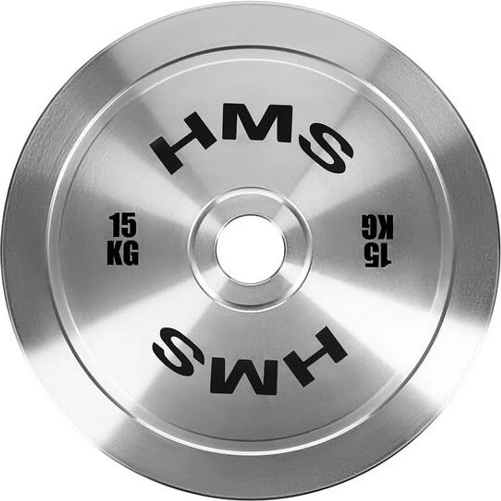Poids de Musculation 15 kg en Acier Tos150 HMS Haute Densité Slim