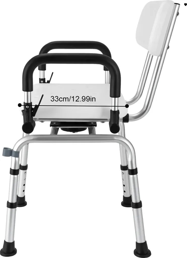 Évitez les chutes en douche avec ce siège pivotant 360° - Max 180 kg