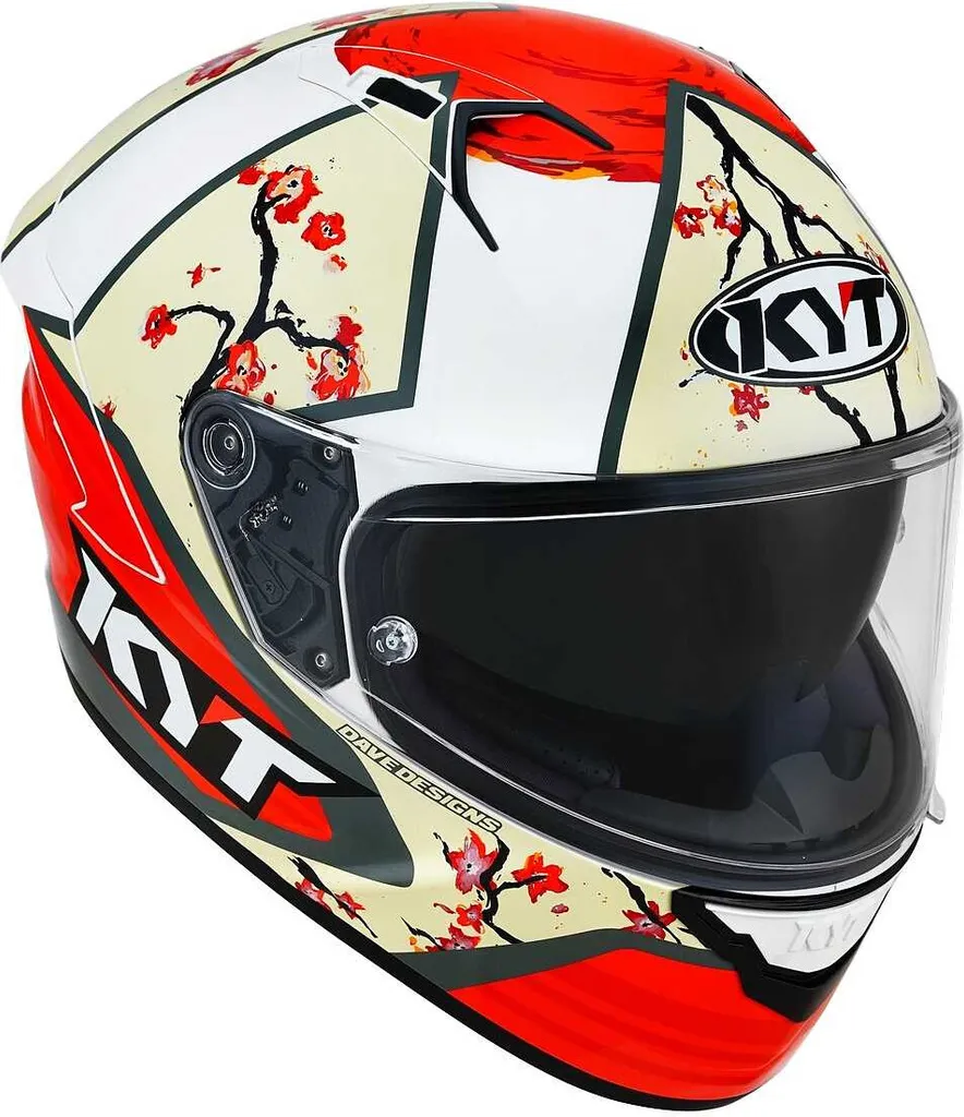 Casque KYT NF-R XAVI SAKURA XL : Design Aérodynamique et Confort Sport