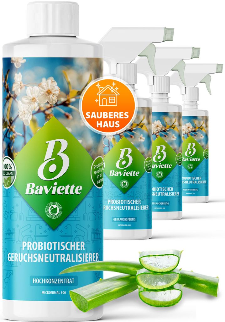 BAVIETTE Geruchsneutralisierer 500 ml Konzentrat – gegen Produktbild 