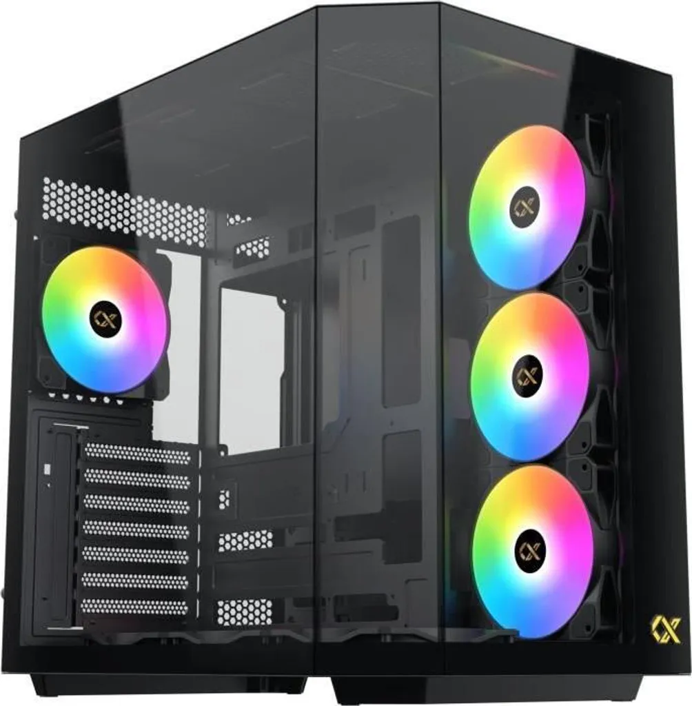 Case per PC - XIGMATEK - CUBI II - Cube - E-ATX - Vetro temperato - ARGB - Nero