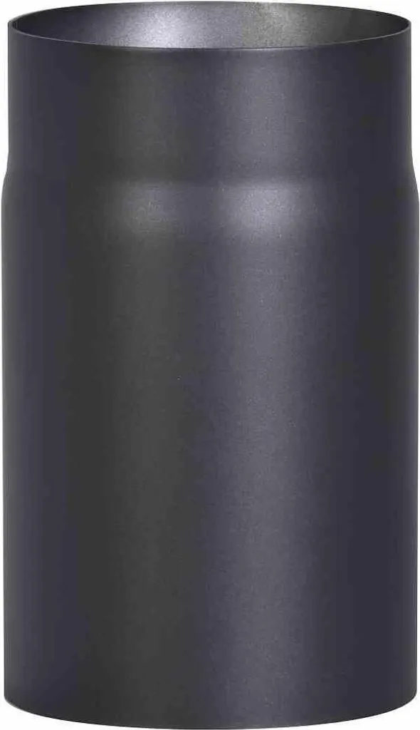 FIREFIX R150/2 Tubo Stufa 150 mm x 250 mm Acciaio 2 mm Nero Senotherm