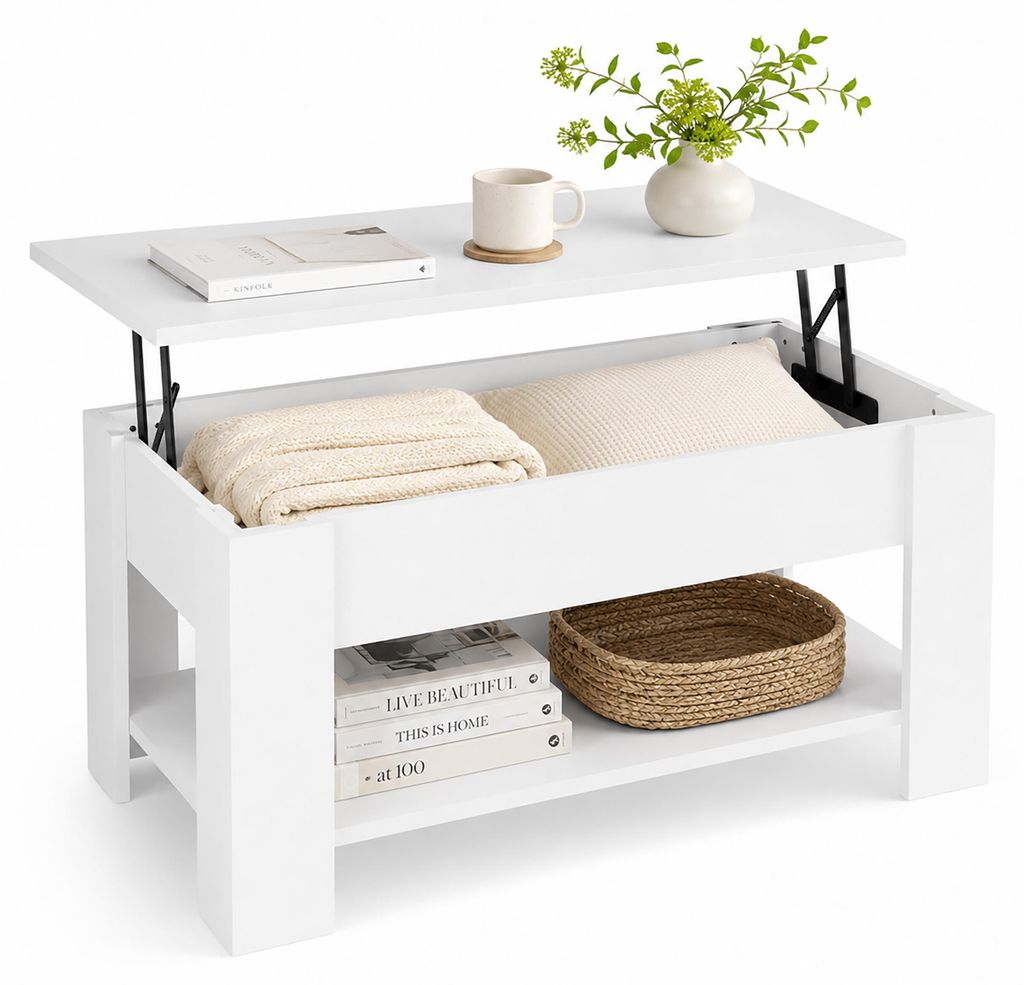 Rozkladací konferenčný stolík Relaxdays, rozmery: 42 x 98 x Obrázok produktu 