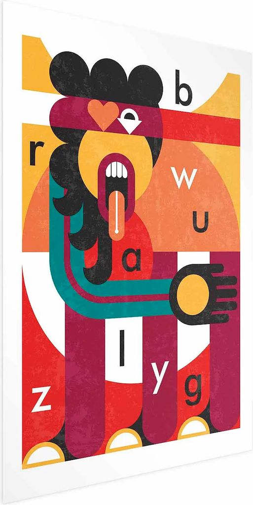 Posterpapier Poster - Design Art 40x60 cm Abstrakt n-A-0971-ao-a