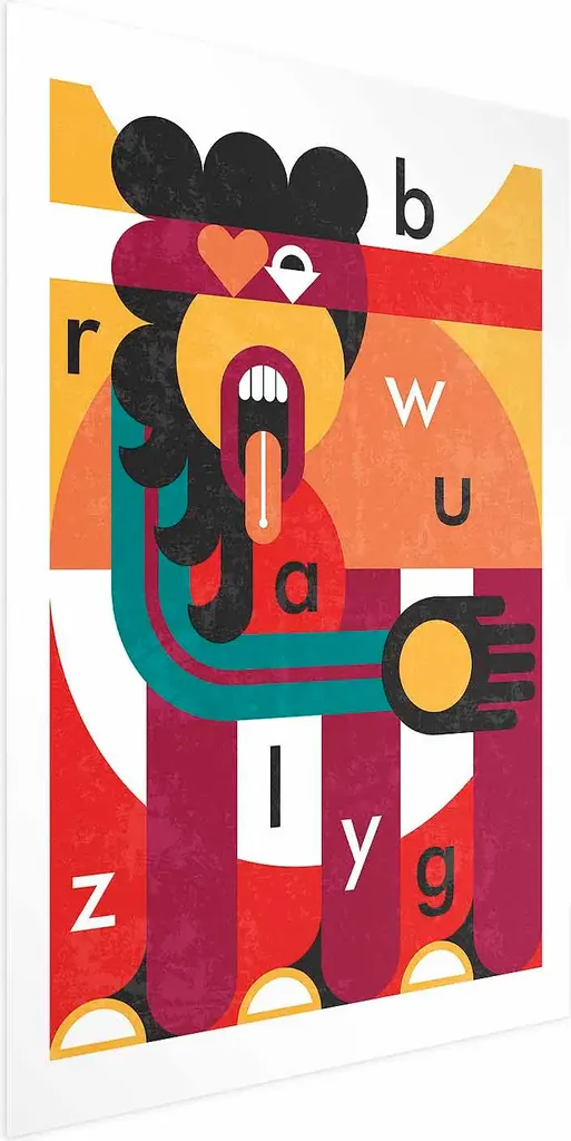 Poster Design Minimalista 60x90 cm | Decorazione Parete Qualità Museo