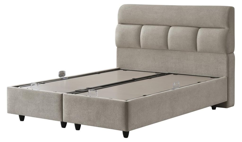 Premium Royal Bett Set mit Stauraum, Liegefläche:140x200, Produkt:Bett (ohne Matratze)