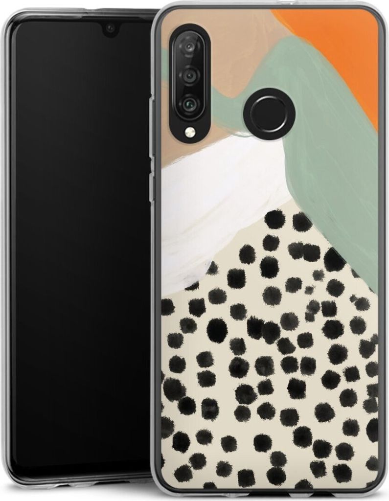 DeinDesign Handyhülle für Huawei P30 Lite New Edition Silikon Hülle Case Smartphone Schutzhülle Abstrakt Boho Kunst