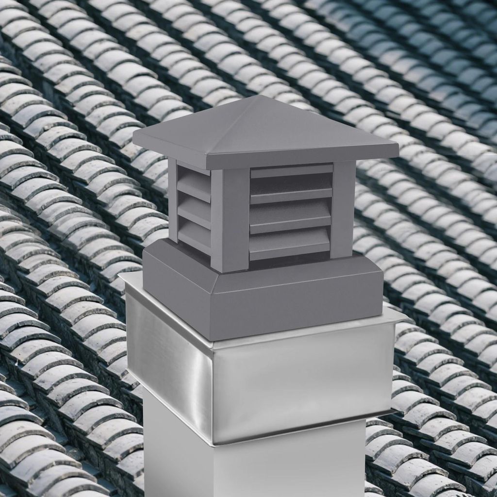 Chapeau de cheminée en alliage d'aluminium - Image du produit 