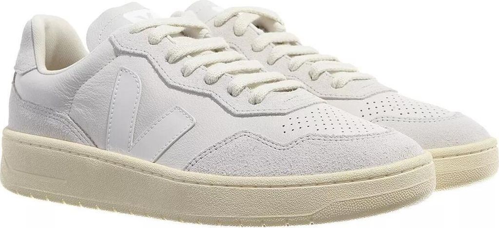 Veja V 90 Leder Damen Ledersneaker in Hellgrau – undefined / Hellgrau
