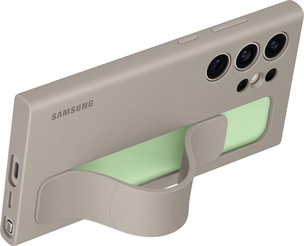 Samsung Standing Grip Case Taupe, Cover, Samsung, Galaxy Produktbild 8