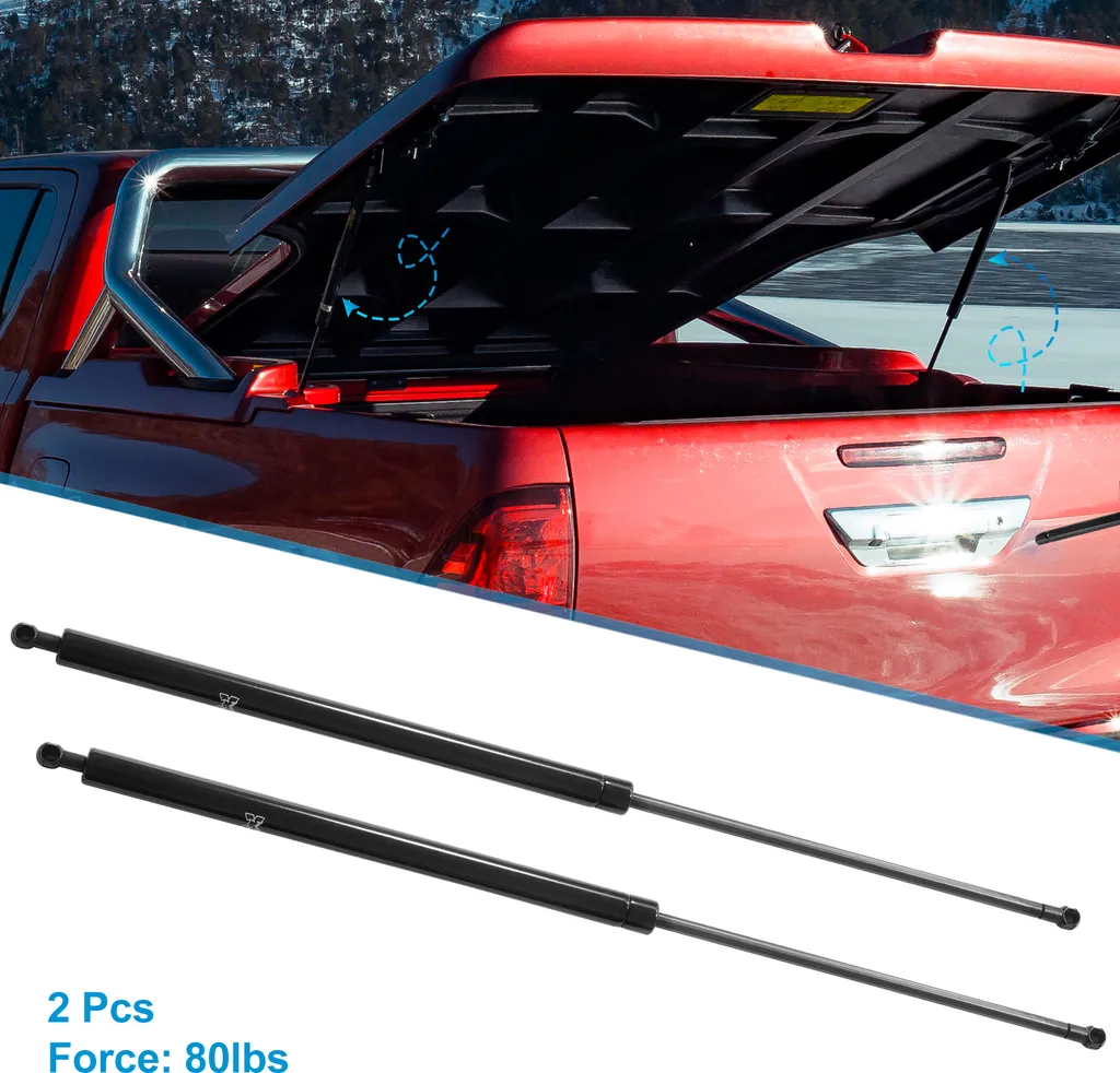 Vérin à Gaz de Rotation 80lbs 26.5 Pouces avec Amortisseur de Choc