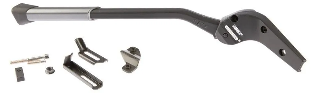 Béquille latérale Multi Flex Pletscher esge noire vélo stable