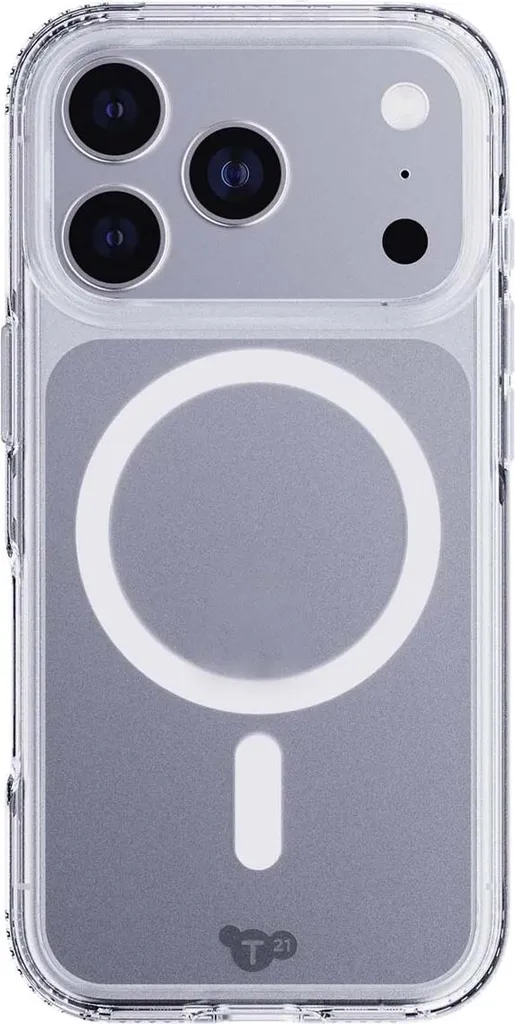 Tech21 EvoClear MagSafe iPhone 17 Pro - Custodia Eco-Sostenibile