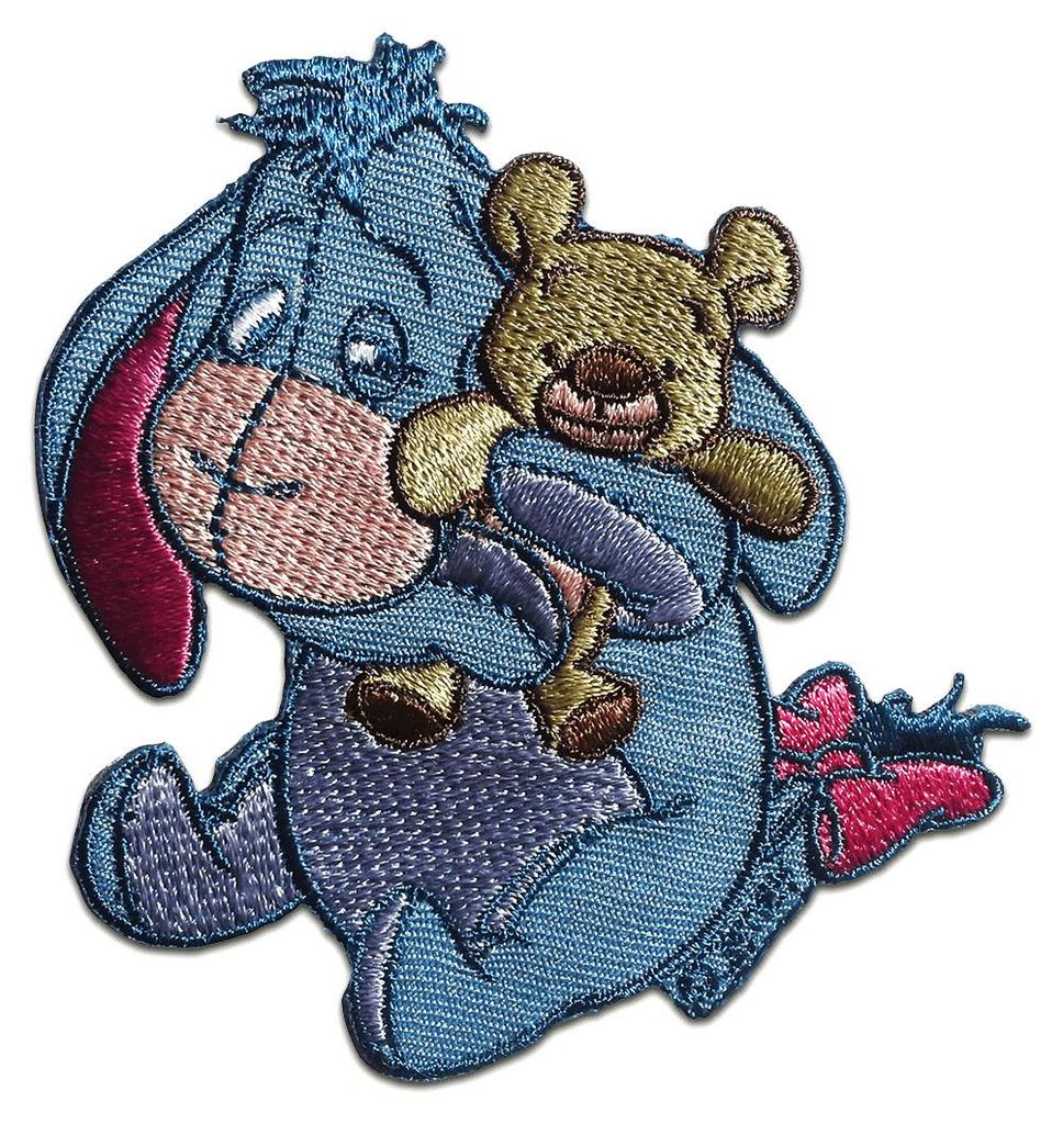 Disney © Winnie Puuh Esel I Aah Mit Teddy - Aufnäher, Produktbild 