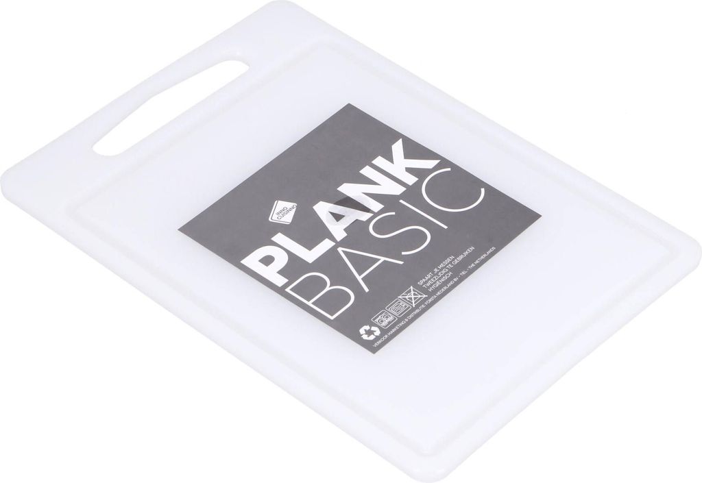 Inno cuisinno Schneidebrett 35x25 Rillen natur | 2 Stk