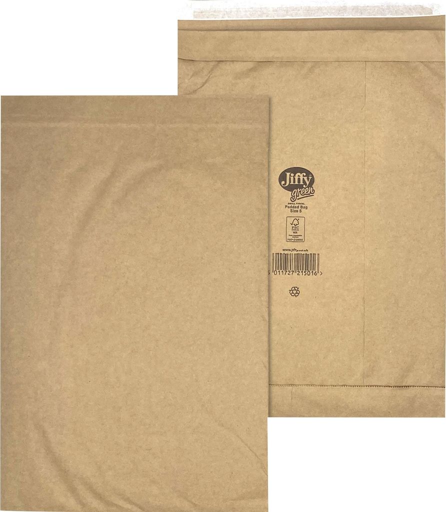 Jiffy Papierpolstertasche Nr. 5 30001315 br 100 St./Pa