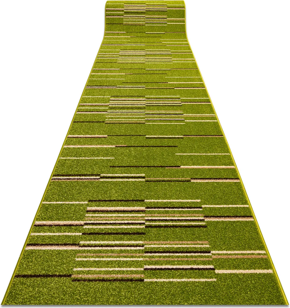 Chemin de passage vert Neli 60x540 cm en fibres Heat-Set Fryz robustes
