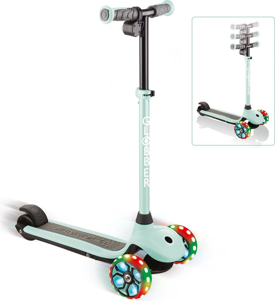 GLOBBER ONE K E-MOTION 4 PLUS mint, mit Leuchtrollen Produktbild 