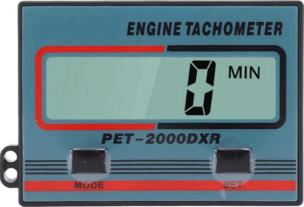 Tachymètre étanche IP65 pour moteur 2 temps et 4 temps avec écran LCD
