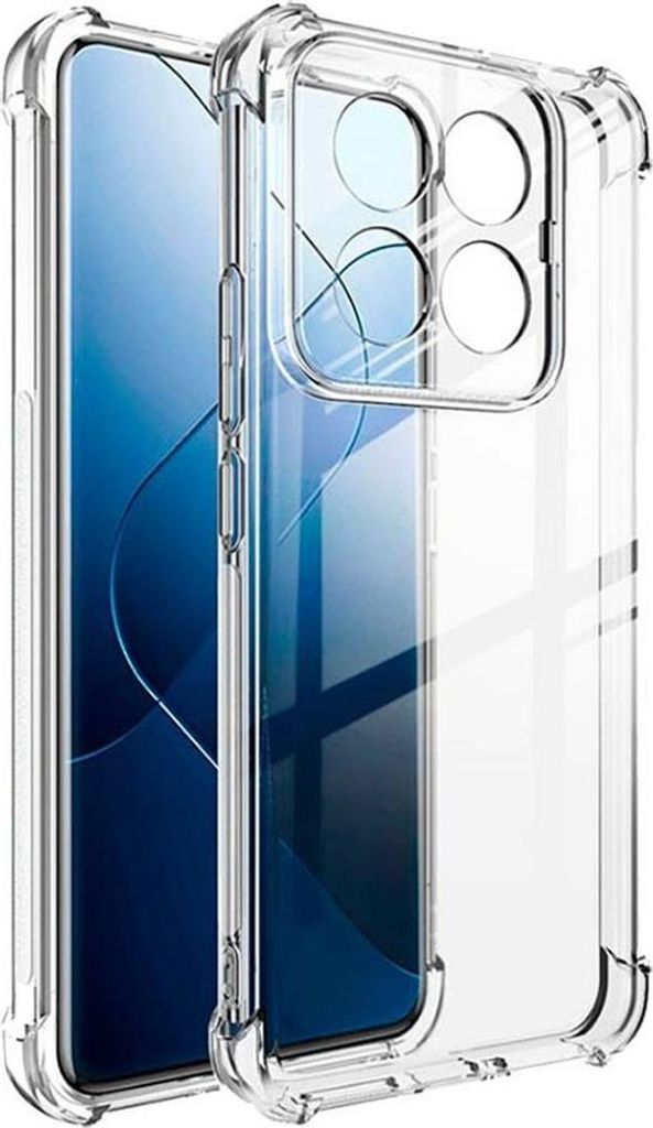 Verstärkte transparente Silikonschutzhülle für Xiaomi Mi 14