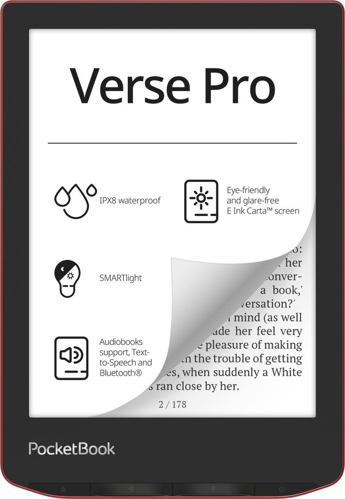 Pocketbook Verse Pro - Passion Red DACH-Version - Produktbild 