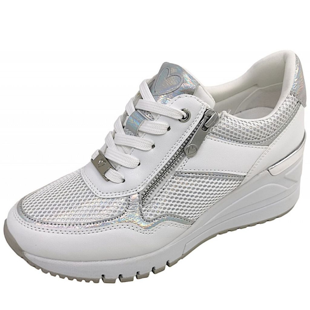 MARCO TOZZI Damen Schnürschuhe Plateau - Bequeme Business-Schuhe Aus Kunstleder