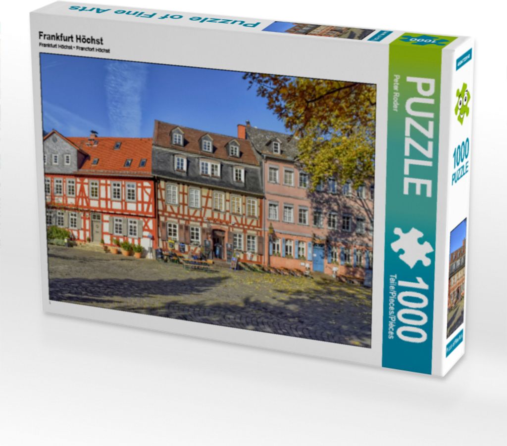CALVENDO Puzzle Frankfurt Höchst | 1000 Teile Lege-Größe 64x48cm Foto-Puzzle für glückliche Stunden
