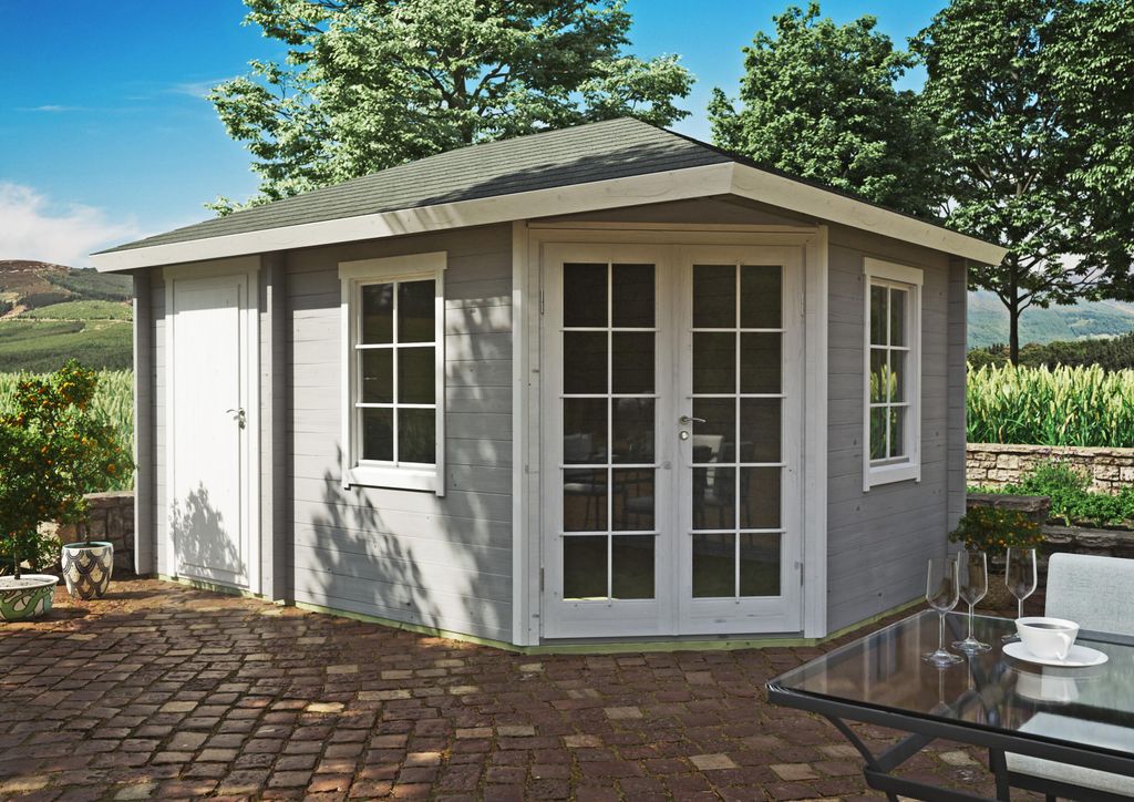 Fjordholz Gartenhaus Modell Kiano 44 B