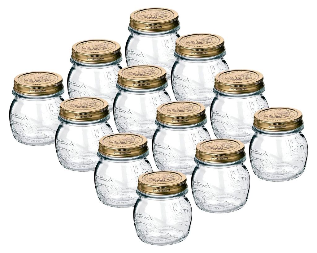 Quattro Station Marmeladenglas Einmachglas 250ml - 12 Stück
