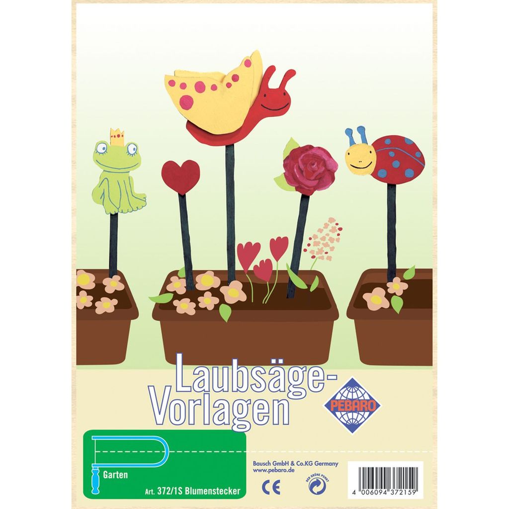 PEBARO Laubsägevorlage Blumenstecker