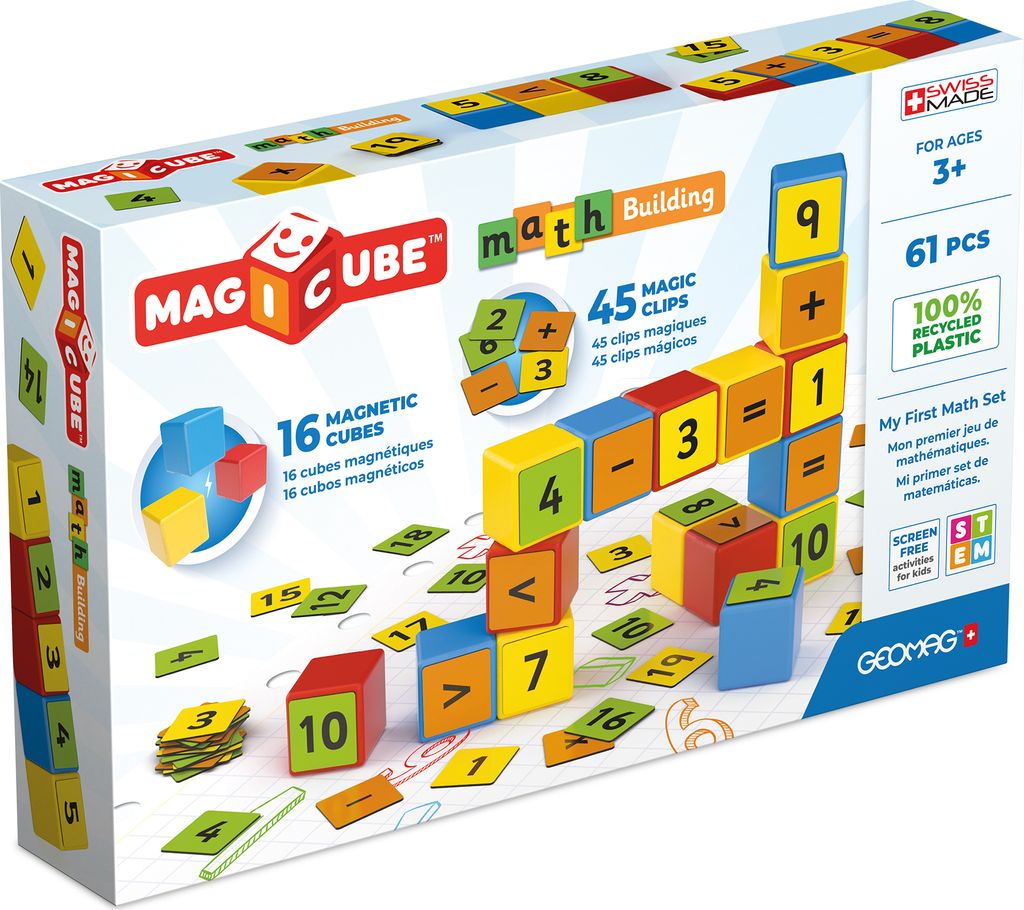 GEOMAG Magnetické kostky Magicube Math 61 kostek Obrázek produktu 11