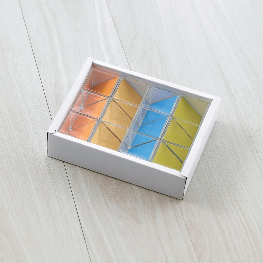 Weplay KC2001 Crystal Blocks : 16 blocs de construction multicolores