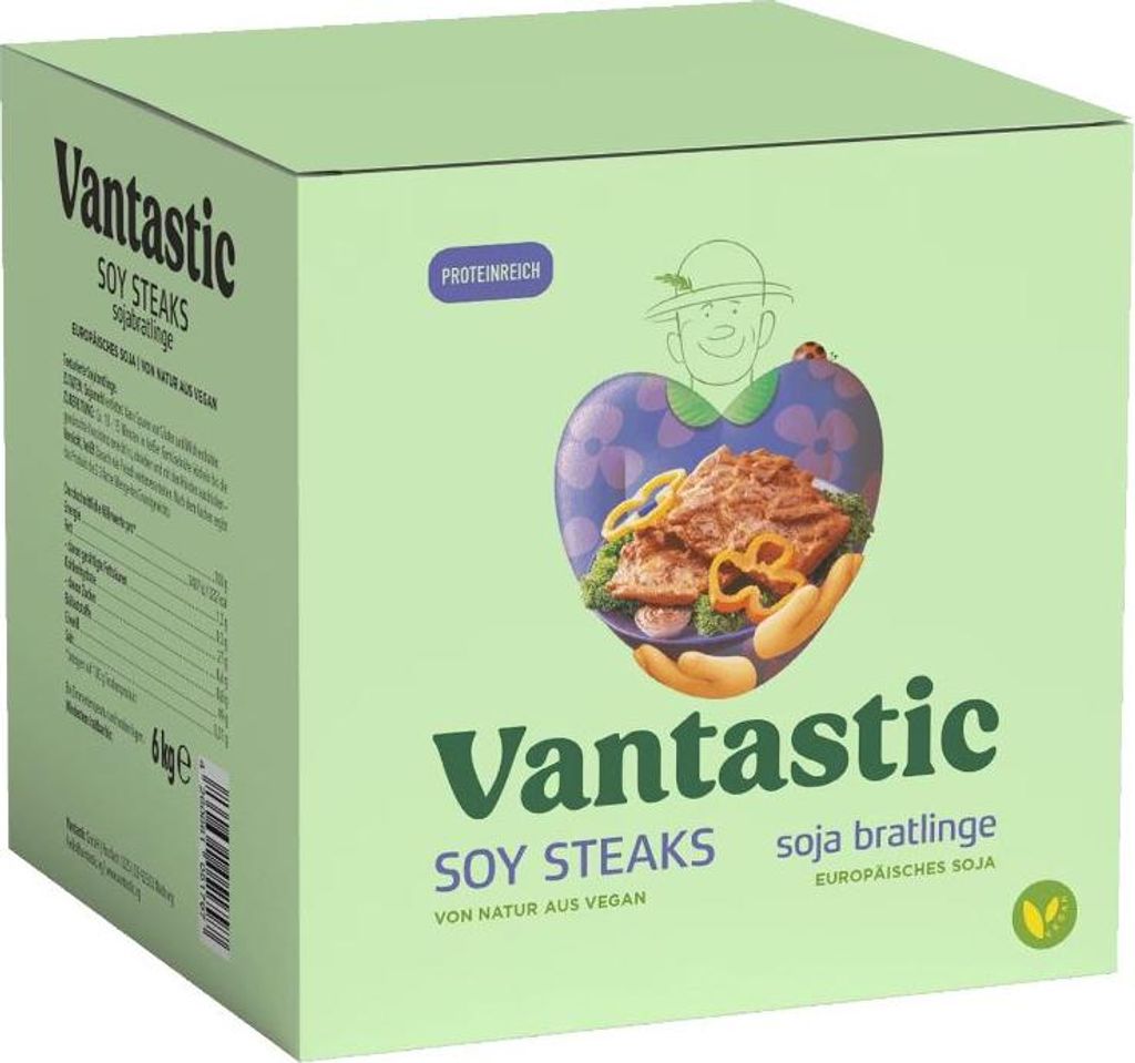vantastic Steaks aus Soja 6 kg Produktbild 